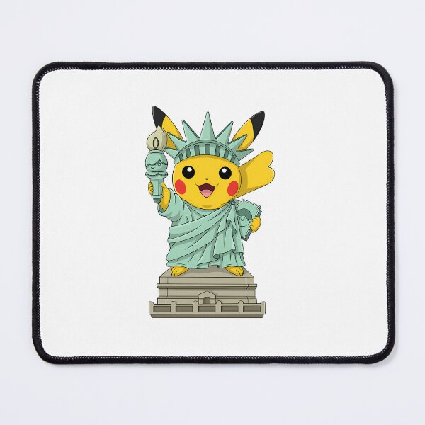 Item preview, Pikachu Disguised As The Statue Of Liberty designed and sold by Snugwrestling.