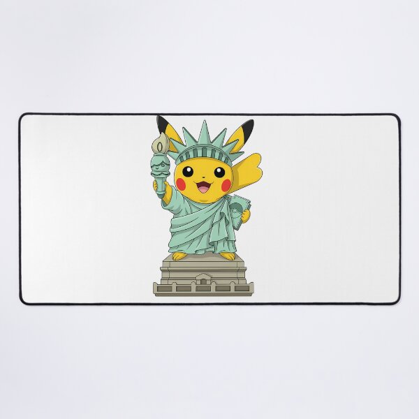 Item preview, Pikachu Disguised As The Statue Of Liberty designed and sold by Snugwrestling.