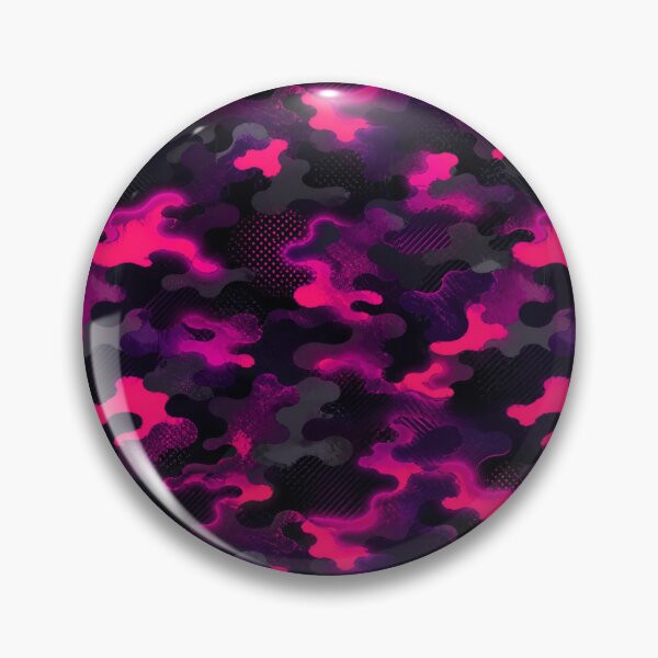 Item preview, Fluorescent Pink–Purple Urban Camouflage – Seamless Pattern designed and sold by The Digital Compass.