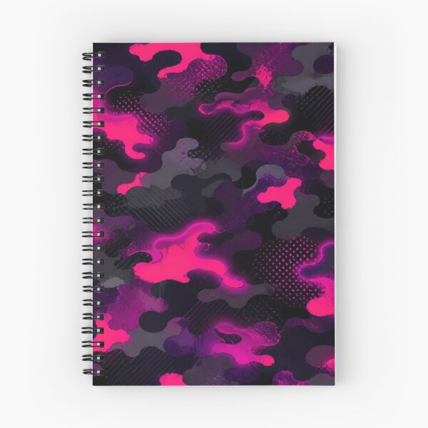 Item preview, Fluorescent Pink–Purple Urban Camouflage – Seamless Pattern designed and sold by The Digital Compass.