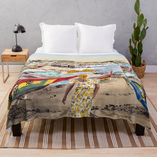 Item preview, Cape Coast Ghana Travel Poster – Coastal Africa Art designed and sold by POSTERIOCREW.