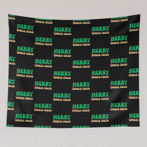 Item preview, Groovy Merry Speech Coach Christmas Debate Team designed and sold by mumchaosdesigns.