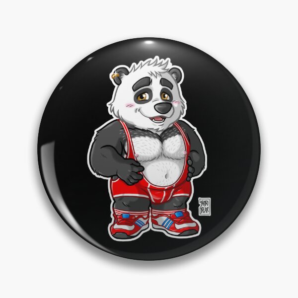 Item preview, Athletic Panda Bear Wrestler Suit Vector Illustration designed and sold by MiaSteeles.