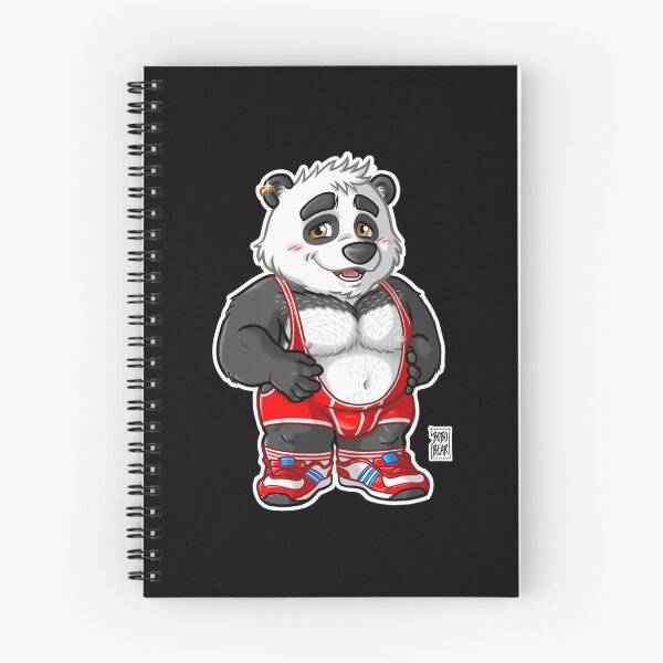 Item preview, Athletic Panda Bear Wrestler Suit Vector Illustration designed and sold by MiaSteeles.