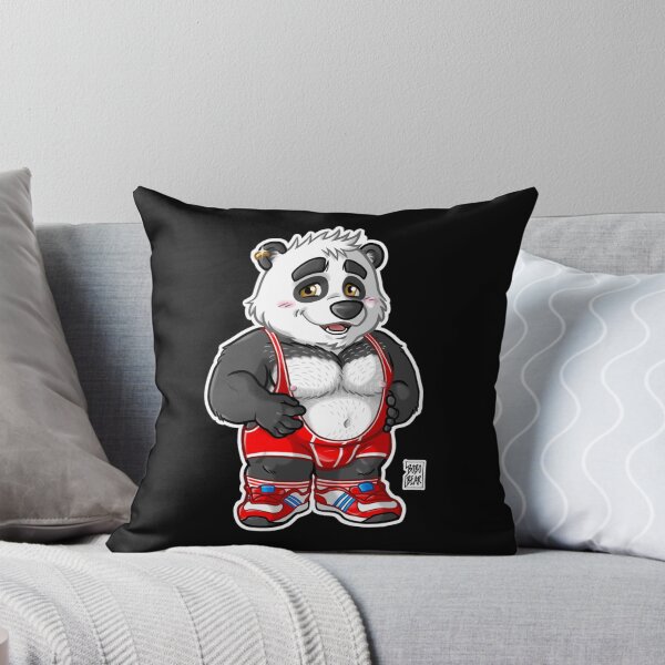 Item preview, Athletic Panda Bear Wrestler Suit Vector Illustration designed and sold by MiaSteeles.