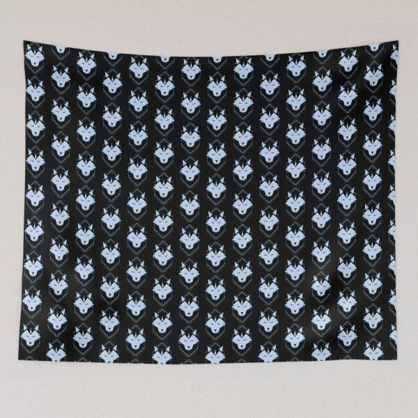 Item preview, Blue Husky Wolf Dog Minimalist Logo Design for Animal Lovers designed and sold by rumantd.