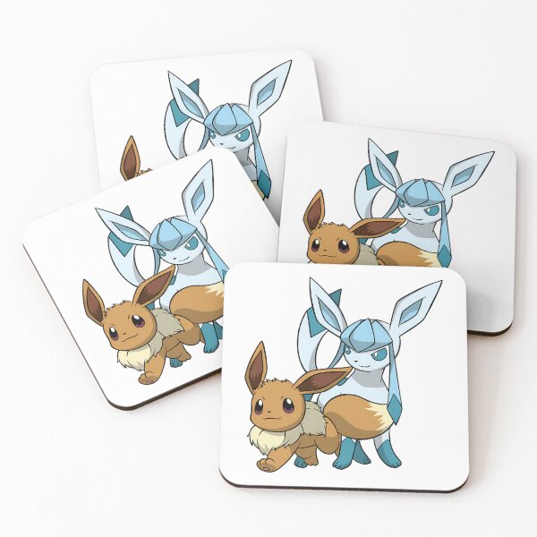 Item preview, Eevee & Glaceon designed and sold by Snugwrestling.