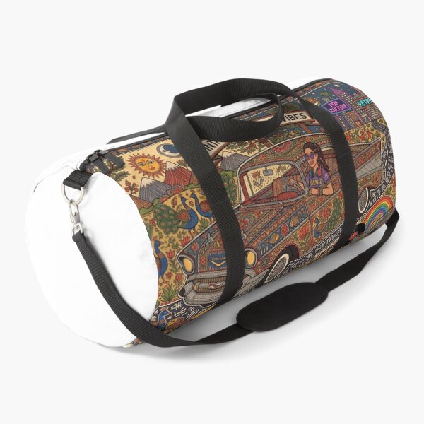 Item preview, Vintage Soul Gen Z Vibes - Retro Classic Car Madhubani Fusion Art designed and sold by robertronda1.