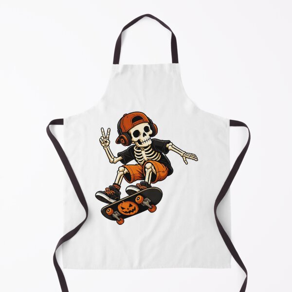 Item preview, Skeleton Skateboarding Wearing headphones Halloween Funny designed and sold by Dmo3HarkoArt.