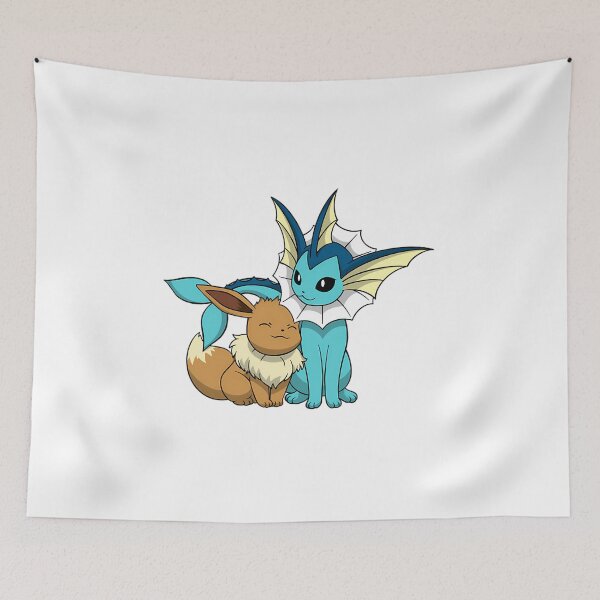 Item preview, Eevee & Vaporeon designed and sold by Snugwrestling.