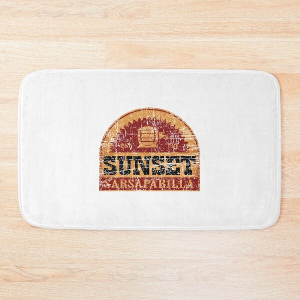 Item preview, Vintage Sunset Sarsaparilla Retro Beverage Design with Warm Sunset Colors designed and sold by yumsoda.