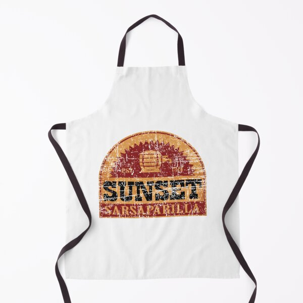 Item preview, Vintage Sunset Sarsaparilla Retro Beverage Design with Warm Sunset Colors designed and sold by yumsoda.
