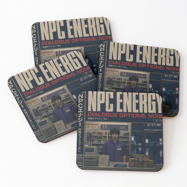 Item preview, NPC Energy – Retro Gaming Dialogue Options designed and sold by Echo Trend Prints.