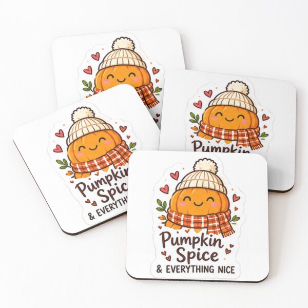 Item preview, Pumpkin Spice & Everything Nice Cute Pumpkin Fall Sticker designed and sold by LearnFunStore.