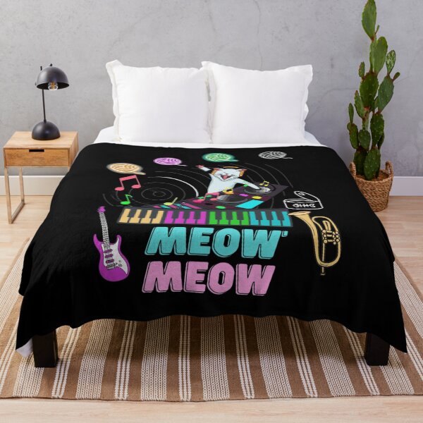 Item preview, DJ Cat MEOW MEOW Music Party Playful Cute Character Art designed and sold by Myrtiowski.