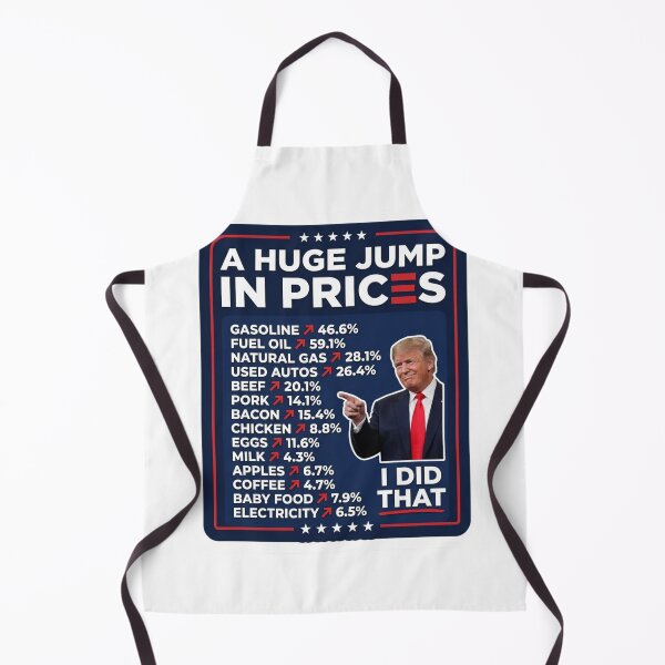 Item preview, A Huge Jump In Prices I Did That Trump Inflation Parody Grocery Gas Station Bumper Graphic    designed and sold by raedattia.