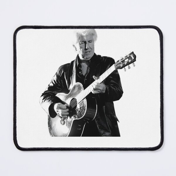 Item preview, Classic Graham Nash Tour White Stencil Design with Vintage Rock Vibe designed and sold by CAROLINE MARTINS.