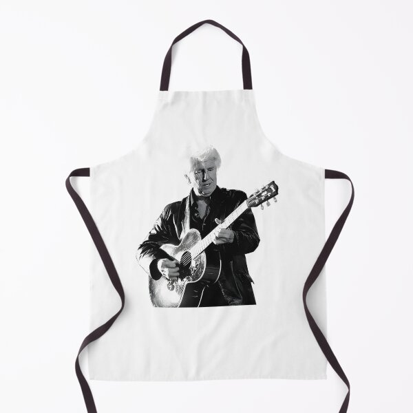 Item preview, Classic Graham Nash Tour White Stencil Design with Vintage Rock Vibe designed and sold by CAROLINE MARTINS.