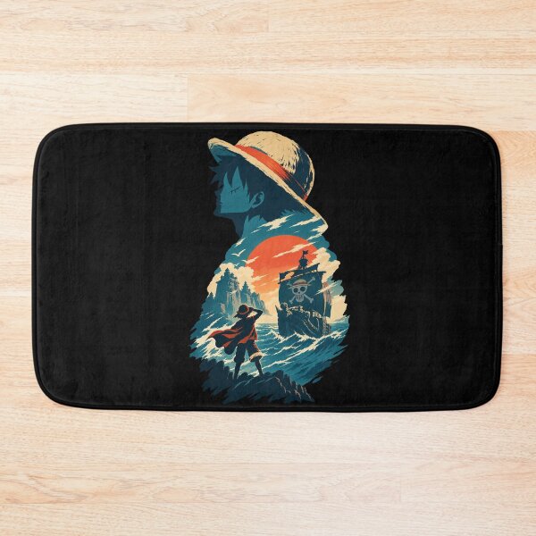 Item preview, Luffy Silhouette One Piece Sunset Poster designed and sold by · GAMING SOUL ·.
