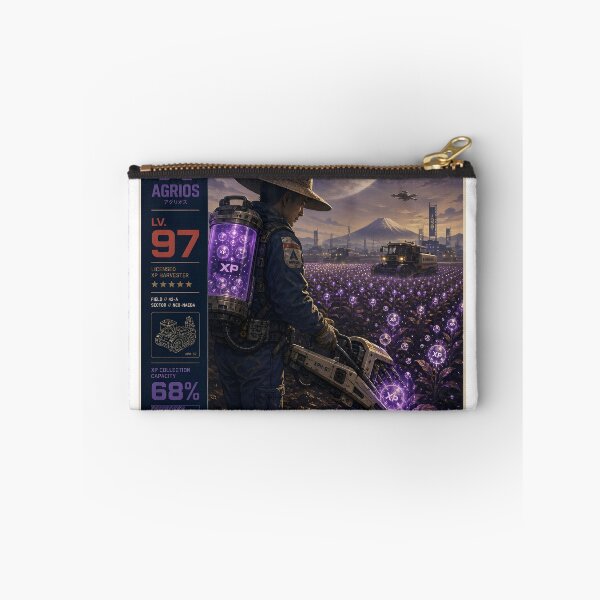 Item preview, XP Harvester – Futuristic Gaming Farm designed and sold by Echo Trend Prints.