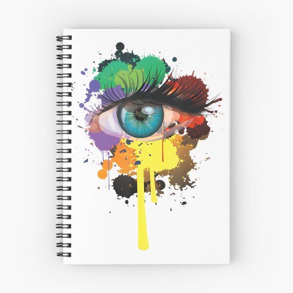 Item preview, Colorful Rainbow Eye with Paint Splash Design for LGBT Pride and Support designed and sold by CAROLINE MARTINS.