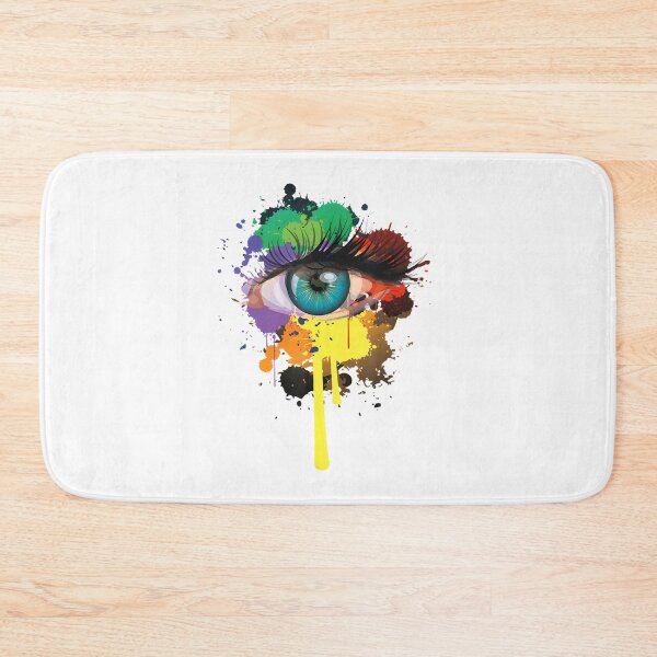 Item preview, Colorful Rainbow Eye with Paint Splash Design for LGBT Pride and Support designed and sold by CAROLINE MARTINS.