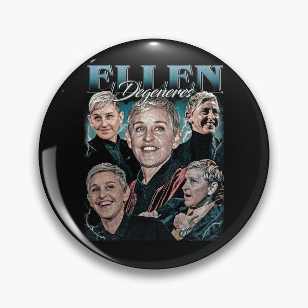 Item preview, Ellen DeGeneres Retro Celebrity Portrait designed and sold by ariannagarci.