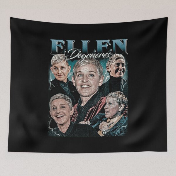 Item preview, Ellen DeGeneres Retro Celebrity Portrait designed and sold by ariannagarci.