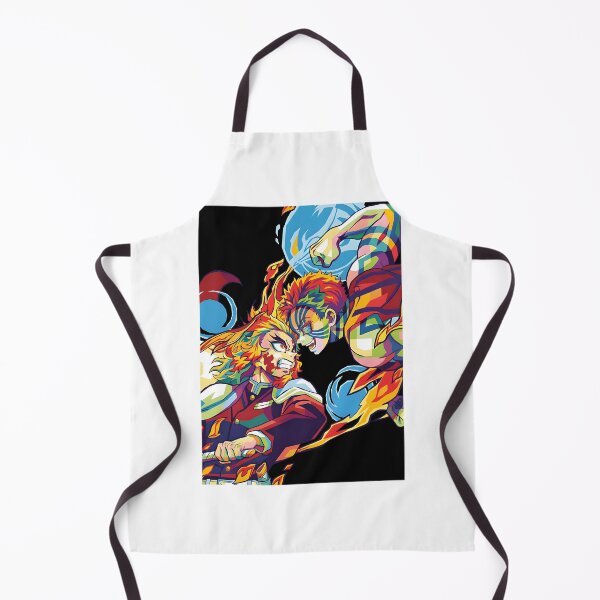 Item preview, Rengoku and Akaza Demon Slayer Pop Art Inspired Graphic Design designed and sold by Honeybadger4455.
