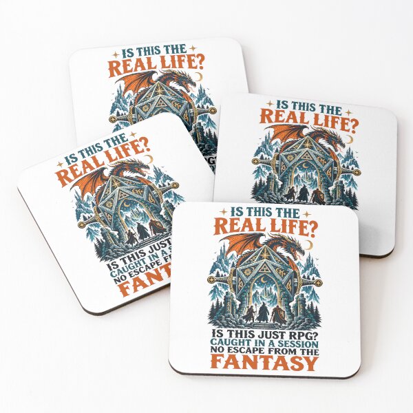 Item preview, Is This the Real Life or Just RPG Fantasy Gamer designed and sold by gordonbwyashop.