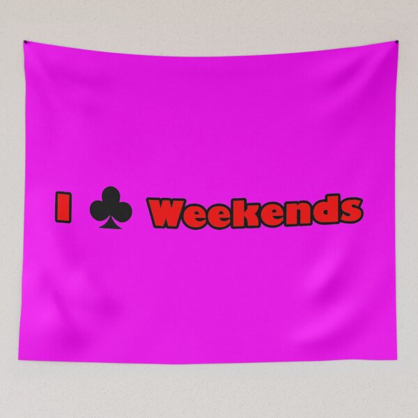 Item preview, I Club Weekends designed and sold by Karate Octopus.