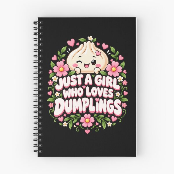 Item preview, Just a Girl Who Loves Dumplings Heart Eyes Bao Kawaii T-Shirt – Dumpling Lover Gift, Cute Asian Food Graphic Tee designed and sold by Trendably.
