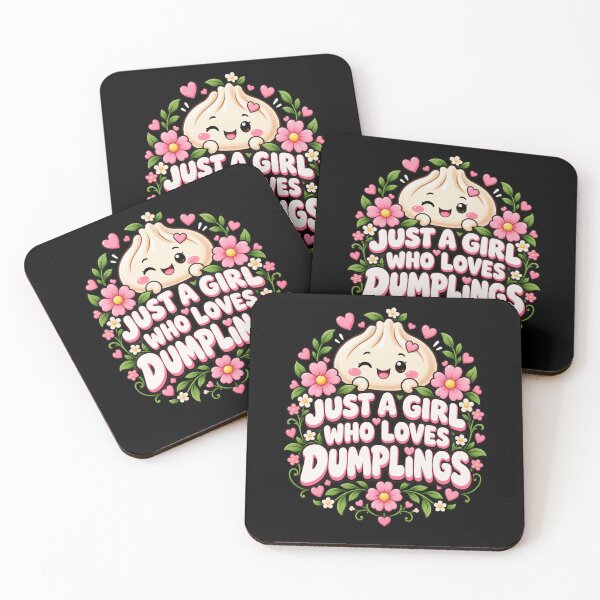 Item preview, Just a Girl Who Loves Dumplings Heart Eyes Bao Kawaii T-Shirt – Dumpling Lover Gift, Cute Asian Food Graphic Tee designed and sold by Trendably.