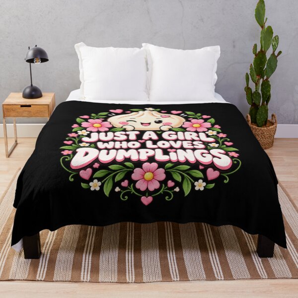 Item preview, Just a Girl Who Loves Dumplings Heart Eyes Bao Kawaii T-Shirt – Dumpling Lover Gift, Cute Asian Food Graphic Tee designed and sold by Trendably.