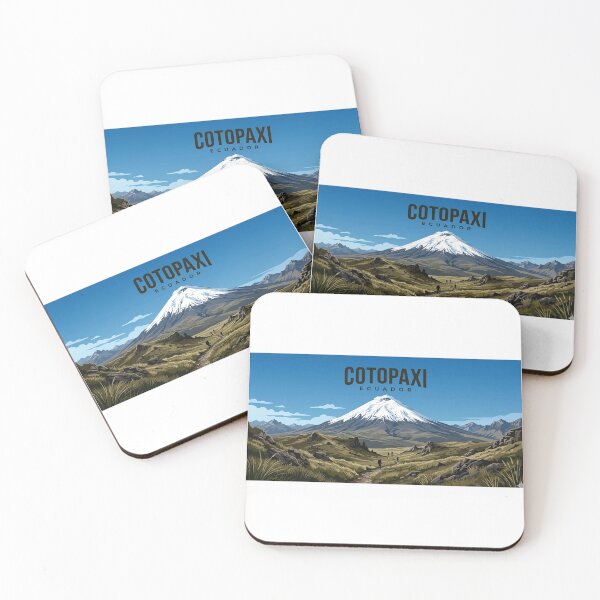 Item preview, Cotopaxi Ecuador | Snow-Capped Volcano Adventure Travel Art designed and sold by Mathias Yakubu Design.