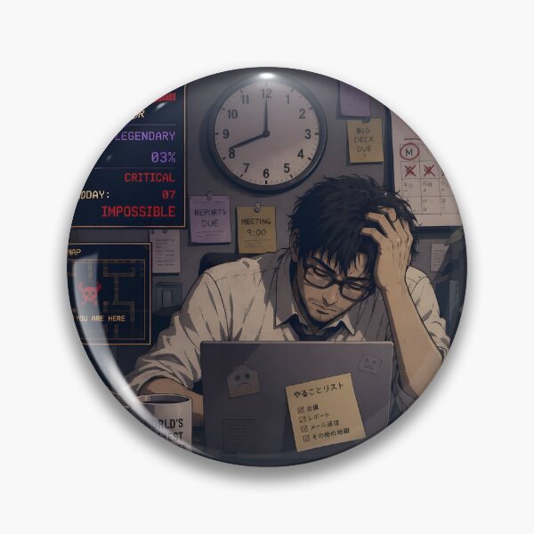 Item preview, Final Boss – Monday Morning Office RPG designed and sold by Echo Trend Prints.