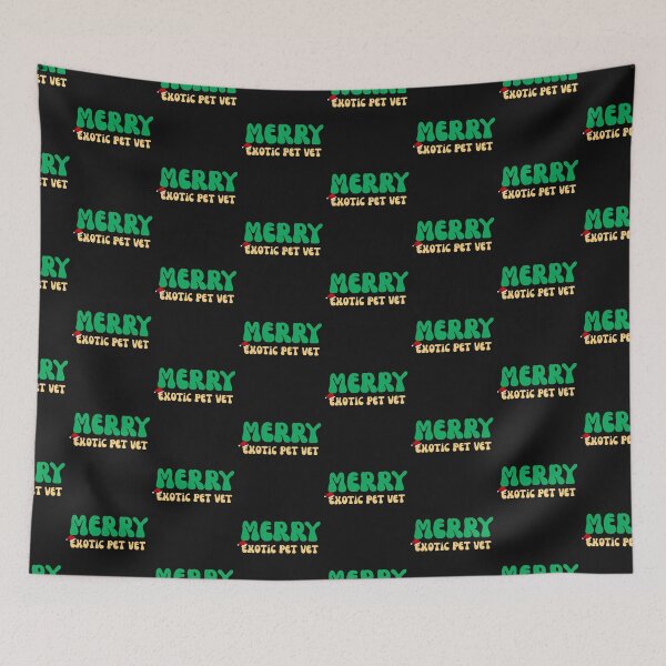 Item preview,  Retro Merry Exotic Pet Vet Christmas Veterinary Care designed and sold by mumchaosdesigns.