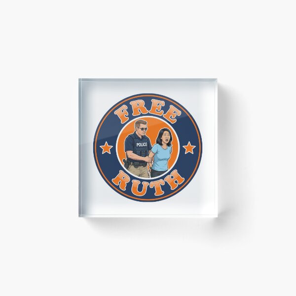 Item preview, Free Ruth Toomer's Corner Auburn Campus Lore Street Preacher Handcuffed Seal Graphic designed and sold by raedattia.