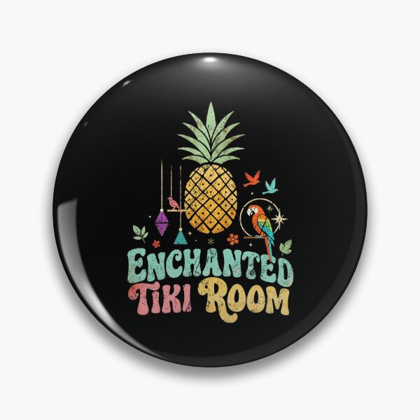 Item preview, Vintage Tropical Tiki Parrot Retro Pineapple Vacation Island Design designed and sold by YasuoShop.