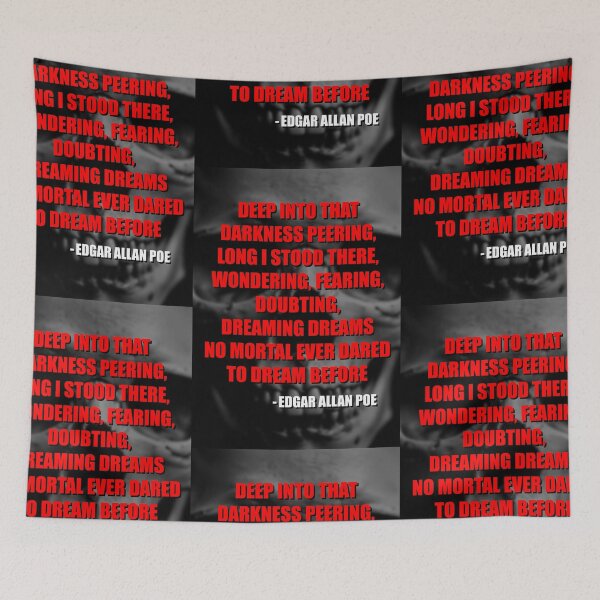 Item preview, Edgar Allan Poe quote designed and sold by 4gottenlore.