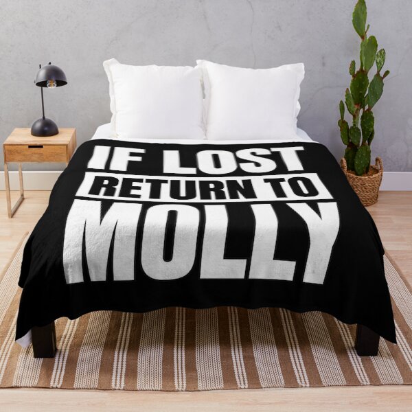 Item preview, If Lost Return to Molly Husband Boyfriend T-Shirt – Funny Boyfriend Gift, Husband Relationship Graphic Tee designed and sold by Trendably.