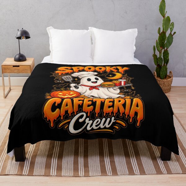 Item preview, Spooky Cafeteria Crew Ghost Lunch Lady Halloween School designed and sold by Whirx.