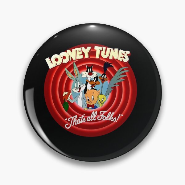 Item preview, Looney Tunes Thats All Folks Classic Red Circle Frame Vintage designed and sold by NAPIPIPIarts.