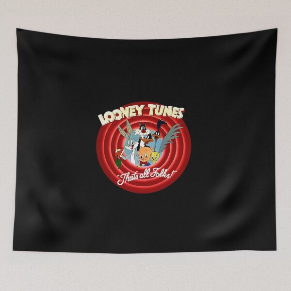 Item preview, Looney Tunes Thats All Folks Classic Red Circle Frame Vintage designed and sold by NAPIPIPIarts.