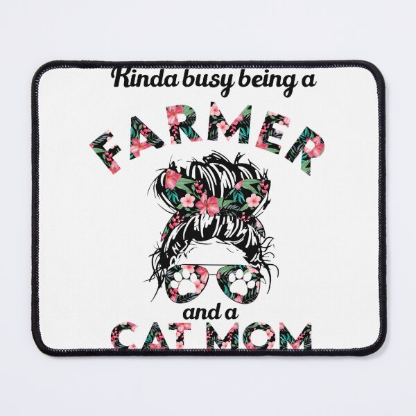 Item preview, Funny Farmer Cat Mom Gifts for Animal Lovers and Cat Enthusiasts designed and sold by PegaGamer.