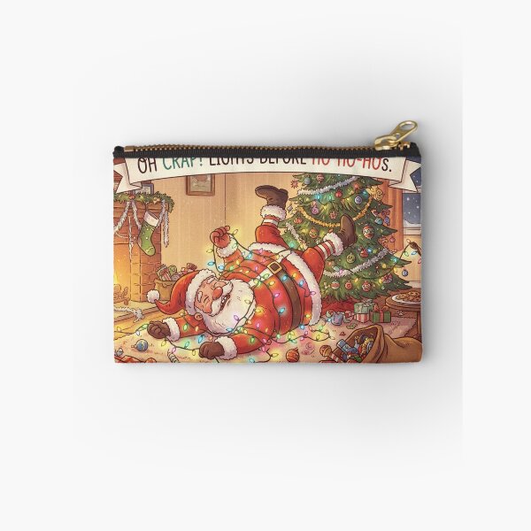 Item preview, Oh, mierda, luces antes de Ho Ho Hos, humor navideño divertido de Santa Claus designed and sold by CreativeNest Prints.