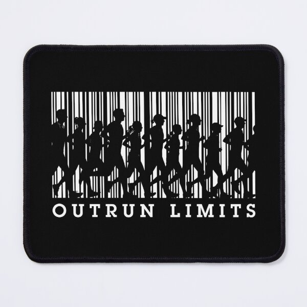 Item preview, Runner Running Barcode Funny Outrun Limits Run Marathon designed and sold by GrandeDuc.