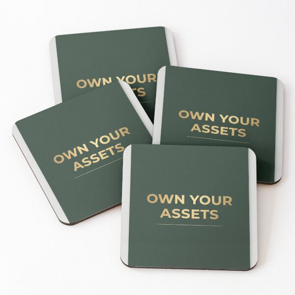 Item preview, Own Your Assets | Minimalist Dark Green Wealth Typography designed and sold by Zaramodo.