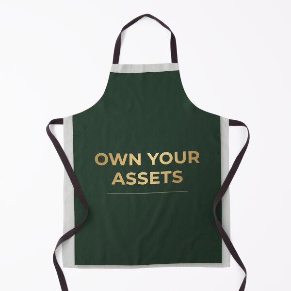 Item preview, Own Your Assets | Minimalist Dark Green Wealth Typography designed and sold by Zaramodo.