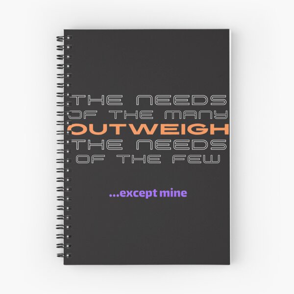 Item preview, The Needs of the Many Inspirational Quote Design for Unity and Strength designed and sold by lucy2022.